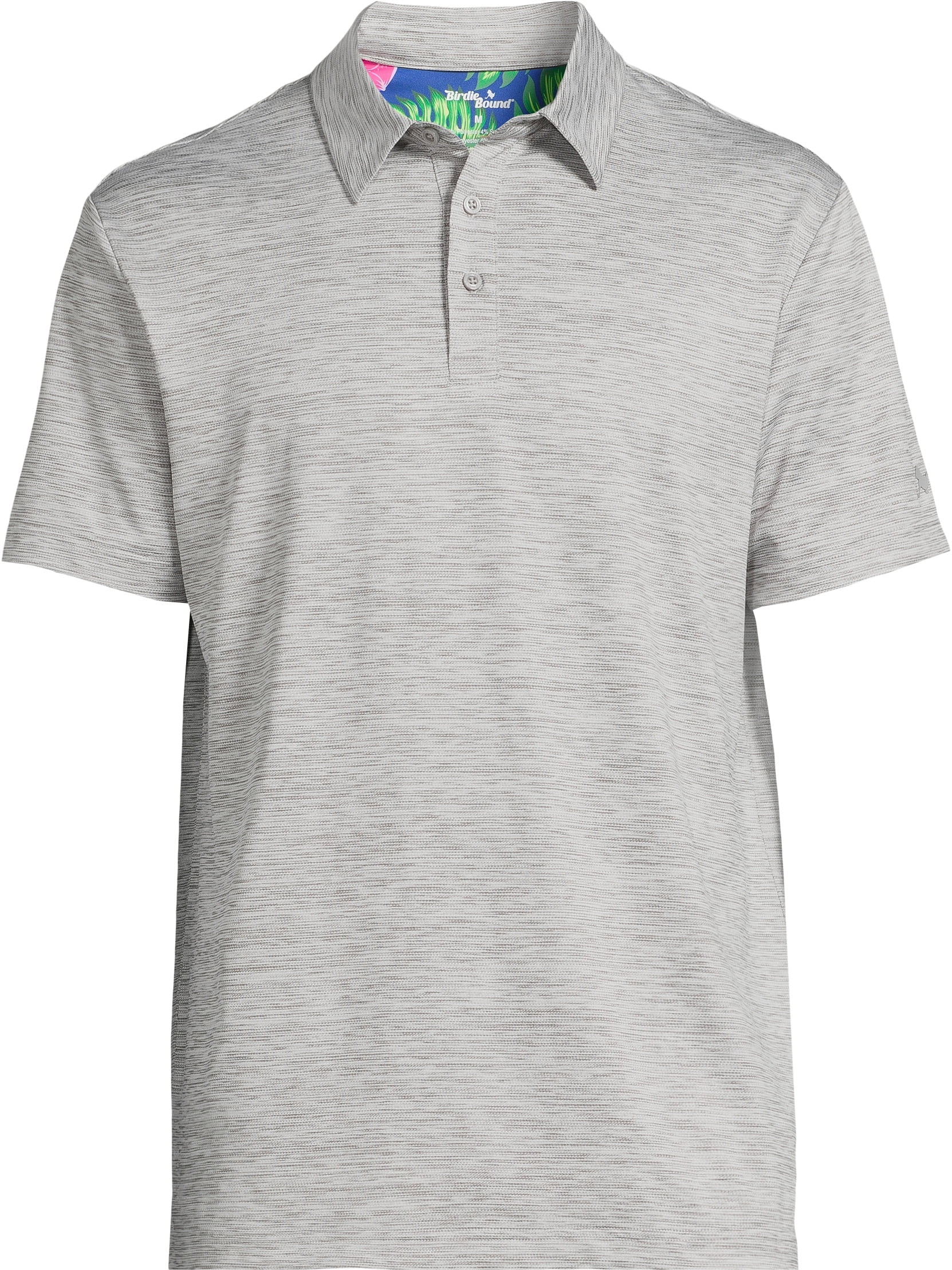 Birdie Bound Men's and Big Men’s Broken Stripe Golf Polo, Sizes S-5XL