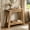 Brown, variant on Fnova 41.3" Farmhouse Console Table, 2-Tier Wooden Entryway Table with Storage Shelf, Wood Sofa Table for Living Room, Hallway, Foyer