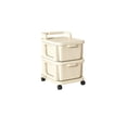 thumbnail image 2 of Linnome Chariots de Rangement Roulants avec Tiroirs, Organisateur Mobile en Plastique sur Roues pour Chambre et Rangement à la Maison, 2 of 6