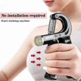 thumbnail image 2 of Intensive Forearm Training, 10-60kg Adjustable Counting Hand Gripper Resistance Finger Exerciser Wrist ExerciserHand Grip,Hand Strength TrainingForear, 2 of 5