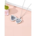 thumbnail image 3 of CACA LADY Elephant Locket Necklace That Holds 2 Pictures 925 Sterling Silver Elephant Photo Heart Locket Pendant Jewelry Gifts for Women (Locket only), 3 of 5