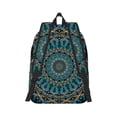 thumbnail image 3 of Daiia Mandala Vintage Canvas Backpack for Men and Women ,Hiking Backpack,Travel Laptop Bag for School,Large Capacity Backpack, 3 of 8