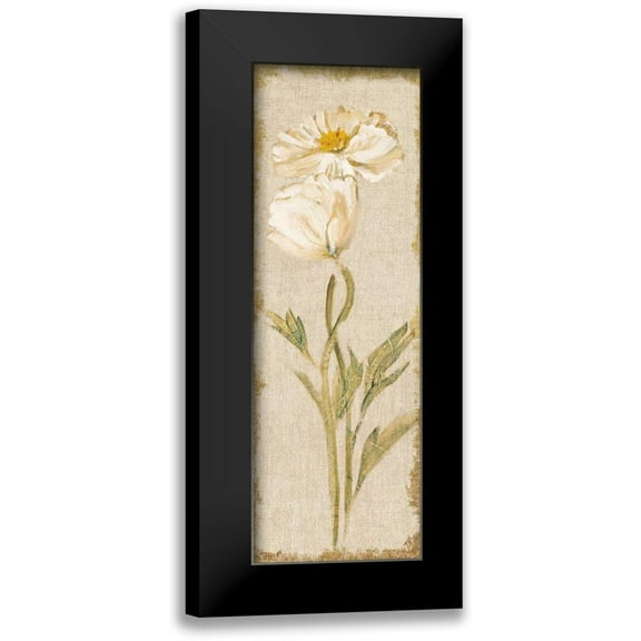 Blum, Cheri 7x14 Black Modern Framed Museum Art Print Titled - Cosmo Panel on White Vintage