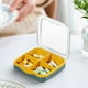 thumbnail image 4 of Caja portátil para medicamentos, segura, impermeable, organizador de medicamentos de viaje, compacta, resistente al agua, ideal para viajes, caja de medicamentos portátil, de metal,, 4 of 8