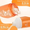 thumbnail image 4 of Santeco Tritan Ocean Water Bottle 32 fl oz, Orange, 4 of 6