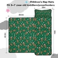 thumbnail image 5 of Green Christmas Gingerbread Man Pattern Toddler Nap Mats for Kids Preschool,50"x20" Sleeping Mat Bag or Kids,Toddler Sleeping Bag,Toddler Nap Mat or Daycare, 5 of 6