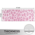thumbnail image 5 of Kitchen Rugs Sets Of 2,Pink and Pink Of Leopard Print Anti Fatigue Kitchen Mat Rugs Non Slip Washable,Decorative Kitchen Floor Mats for Kitchen,Sink,Laundry,17"X47", 5 of 5