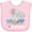 AD-Pink, variant on Inktastic I Love My Big Sister Cute Elephants with Moon and Stars Boys or Girls Baby Bib