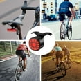 thumbnail image 4 of Tail Light LED, Sensing Bright Rear Light, 6 Modes Options Large Reflector Easy Release Tail Light for Various Daytime Riding, 4 of 5