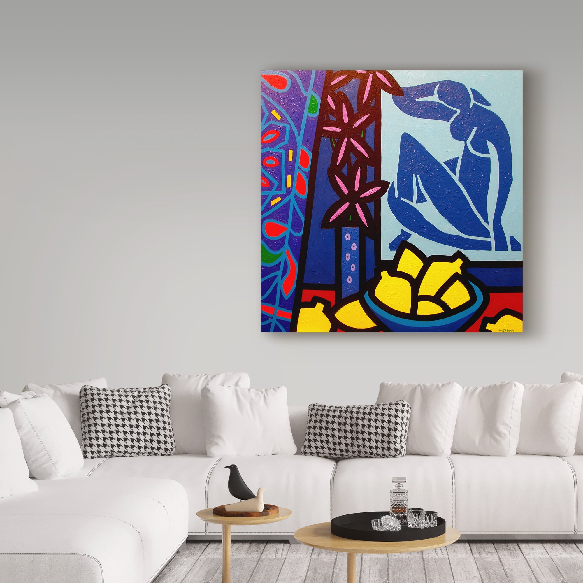 Trademark Fine Art 'Homage to Matisse 1' Canvas Art by John Nolan