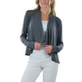 thumbnail image 4 of ToBeInStyle Women's Draped Front Cardigan, 4 of 7