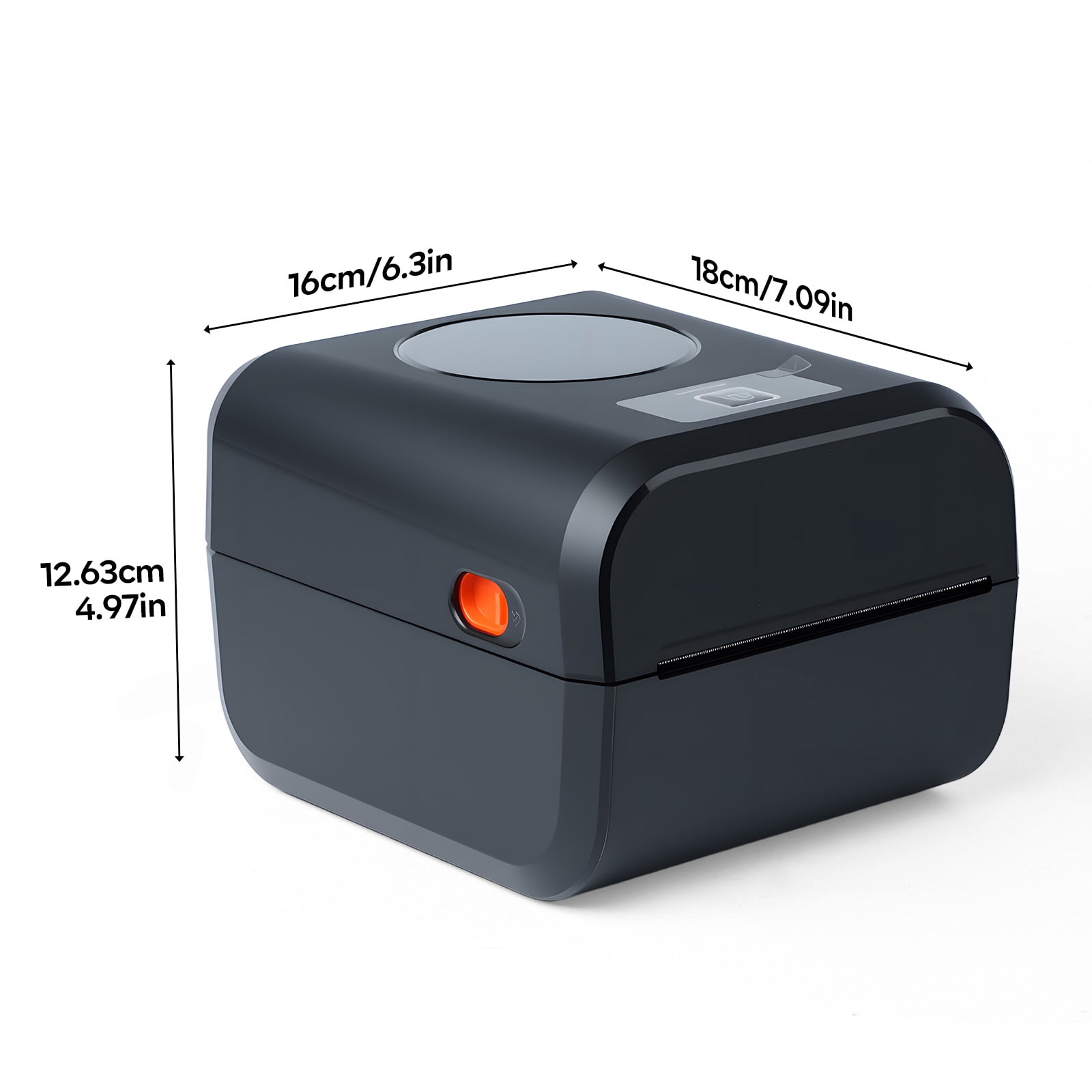 Upgraded Bluetooth Shipping Label Printer 4x6, A641M Thermal Label Printer with Built-in Paper Bin, Thermal Printers for Small Business & Shipping Packages, Compatible with Android,Windows