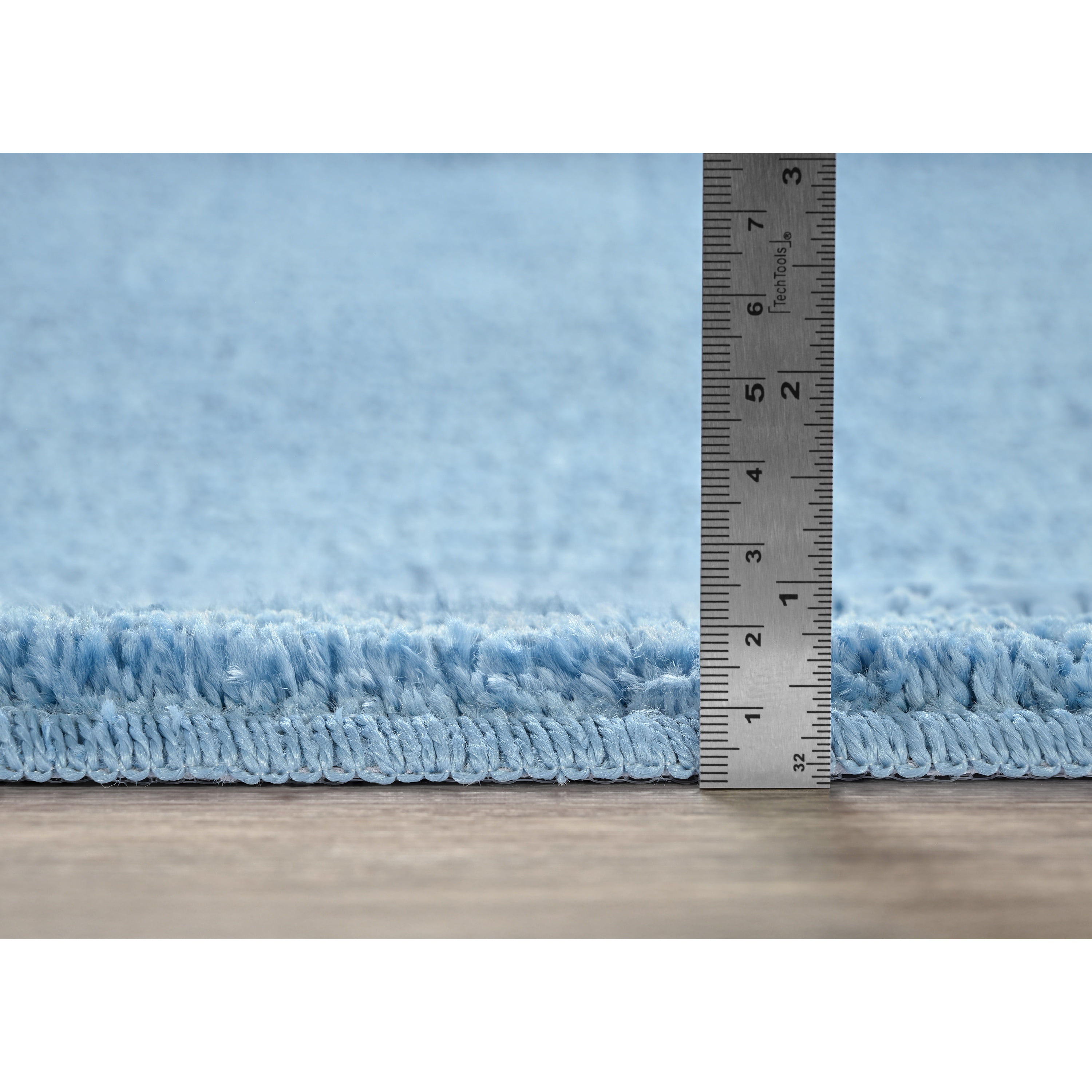 Garland Rug Sedona Washable Bath Rug Set, 4 Piece Set (2 Bath Rugs, Contour Rug, Runner Rug) Basin Blue