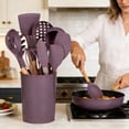 thumbnail image 4 of Mainstays Bamboo and Silicone Enchanting Purple Gadgets Set, 14 pieces, 4 of 4