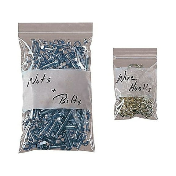 Staples 6W x 9L Reclosable Poly Bag 4.0 Mil 04-0609W/4WR69