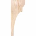 thumbnail image 3 of 5 1/2"W x 8"D x 20"H Yorktown Smooth Corbel, Douglas Fir, 3 of 9