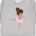 thumbnail image 3 of Inktastic African American Ballerina, Ballet Girl, Pink Tutu Toddler Sweatshirt, 3 of 4