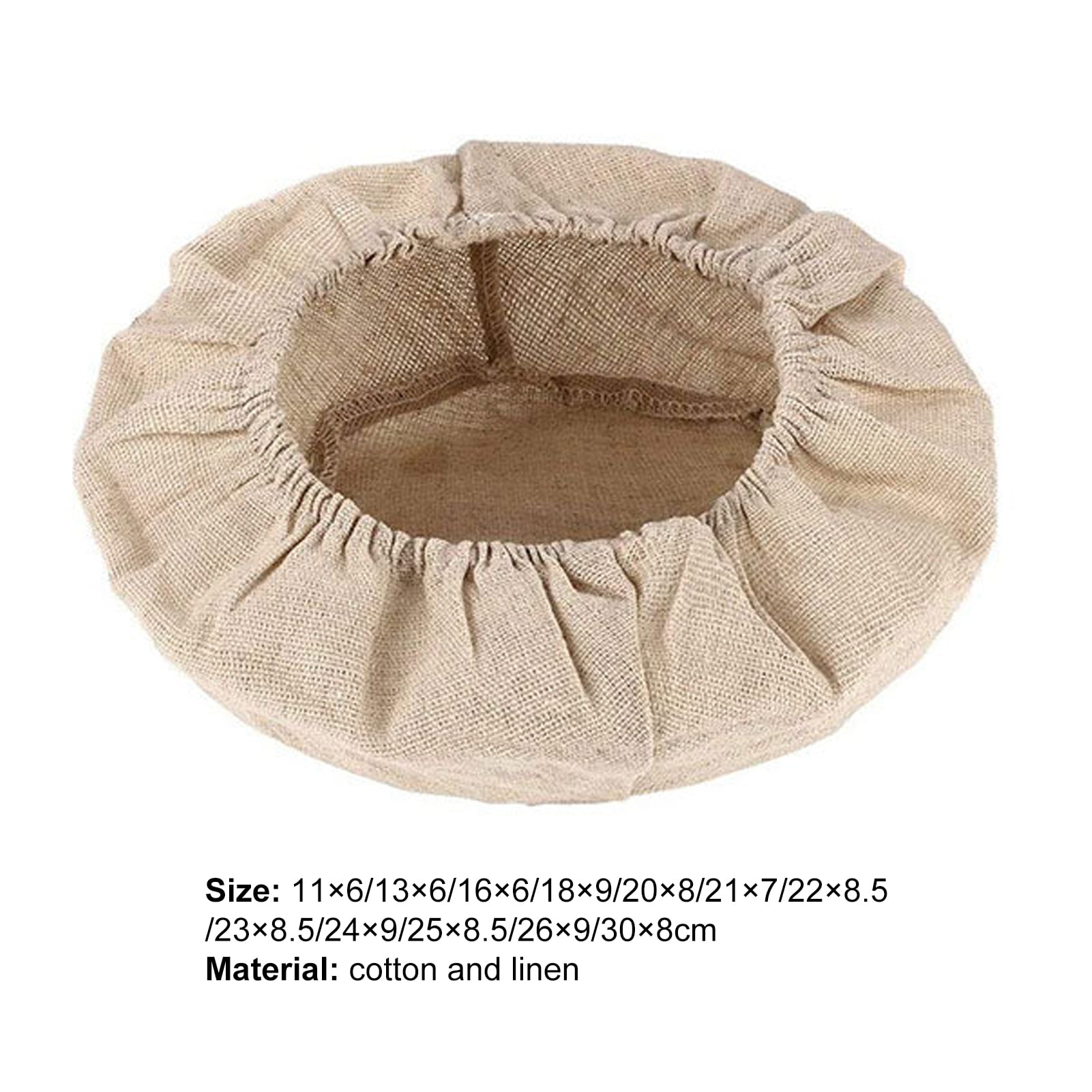 Hadanceo Bread Proofing Basket Liner Ecofriendly Dough Proofing Basket Cover Baking Supplies