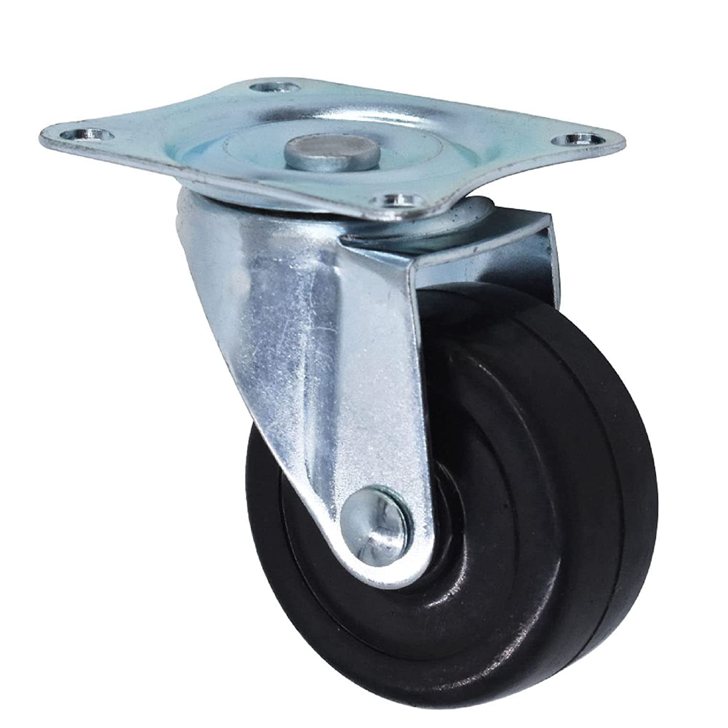 EPOTOOR 24 Pieces 2 Inch Casters Wheels, Heavy Duty Rubber