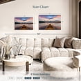 thumbnail image 4 of Elephant Stock Canoe On Calm Waters Wall Art - Horizontal Canvas Wall Art - Living Room Wall Decor - Nature Canvas - Blue And Brown Decor - 36" x 24", 4 of 8