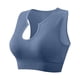 thumbnail image 3 of Brasier Ropa Interior Femenina para Fitness, Running, Yoga, Chaleco A Prueba de Golpes, Escote En U Profundo, sin Aros de Acero, Sujetador Cómodo Fruncido Mediana, 3 of 3