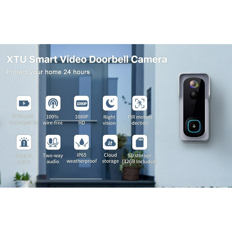 bell j1 wireless video doorbell