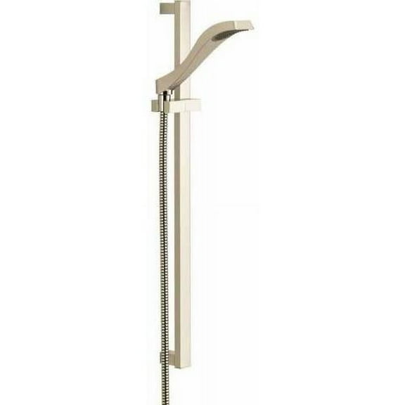 Delta Dryden Premium Single-Setting Slide Bar Hand Shower, Polished Nickel