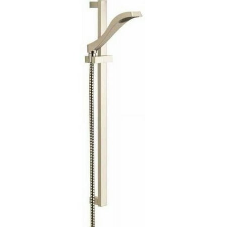 Delta Dryden Premium Single-Setting Slide Bar Hand Shower, Polished Nickel