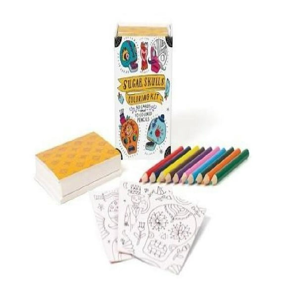 Sugar Skulls Coloring Kit