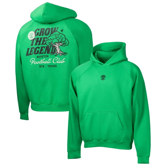 Men's  Green Austin FC Hometown Oversized Pullover Hoodie