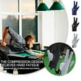 thumbnail image 3 of Blarkrus Pool Glove Left Right Hand 3 Fingers Breathable Billiard Glove For Snooker, 3 of 8