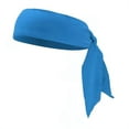 thumbnail image 1 of 2 diademas deportivas azules para mujeres y hombres – Diadema antideslizante para el sudor, ideal para correr, trabajar, tenis, kárate, voleibol y rendimiento, absorbe el elástico y la humedad., 1 of 5