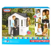 Little Tikes Cape Cottage- Black & White, Indoor & Outdoor Playhouse, Ages 2+