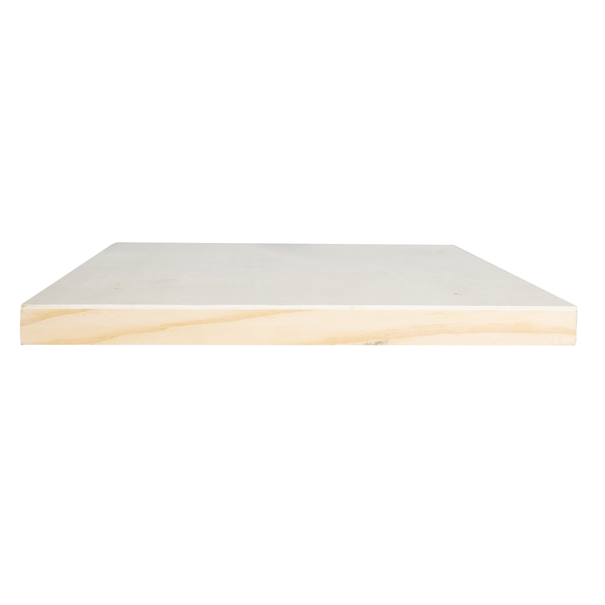 Cousin DIY Unpainted Square Wood Panel, 10" X 10" x .75"