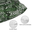 thumbnail image 5 of Salouo Green Snakeskin Pattern Pillow Cases,1PC Pillow Covers with Envelope Closure Decorative Pillow Case for Bed Couch,Pillows Not Included-20"x30", 5 of 6