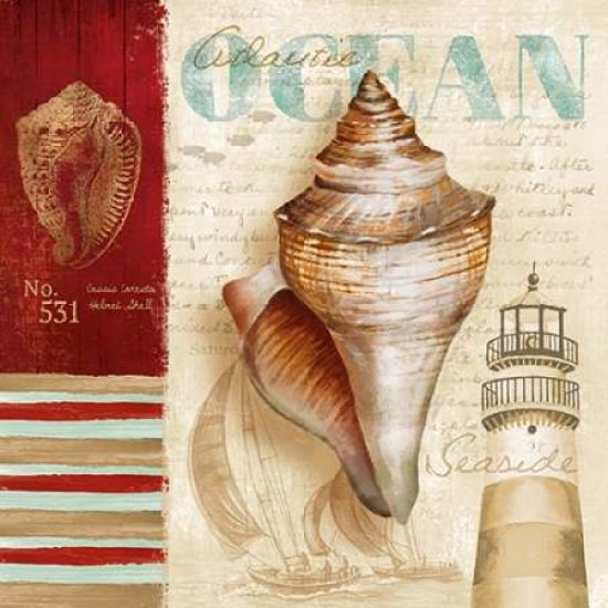 Atlantic Ocean Canvas Art - Conrad Knutsen (24 x 24)