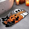 thumbnail image 2 of JLFNYA Halloween Door Mat,Welcome Door Mat Outside Entrance, Halloween Imitation Floor Mat Living Room Bedroom Decoration Mat Bathroom Slip Easy To Maintain Door Mat, 2 of 6