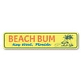thumbnail image 2 of Beach Bum Key West Novelty Decor, Metal Wall Sign - 4x18 Inches, 2 of 4