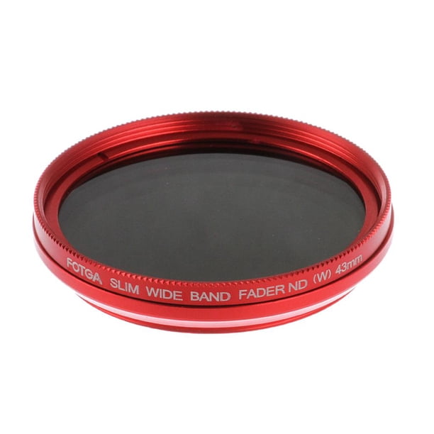 Filtro ND Slim Fader de 40,5 ~ 82 mm con densidad neutra ajustable de ND2 a ND400 43mm