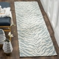 thumbnail image 5 of SAFAVIEH Marbella Daria Geometric Area Rug, Blue/Ivory, 2'3" x 4', 5 of 5
