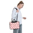 thumbnail image 6 of Lsque Hand Drawn Strawberry Pattern Laptop Bag – Portable & Slim Single-Shoulder Computer Case with Adjustable Strap, Protective, Lightweight for 13”/14”/15.6” Laptops, 6 of 8