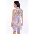 thumbnail image 2 of Scully HC898-MUL-S Women Leather Colorful Eyelet Sleeveless Dress, Multicolor - Small, 2 of 2