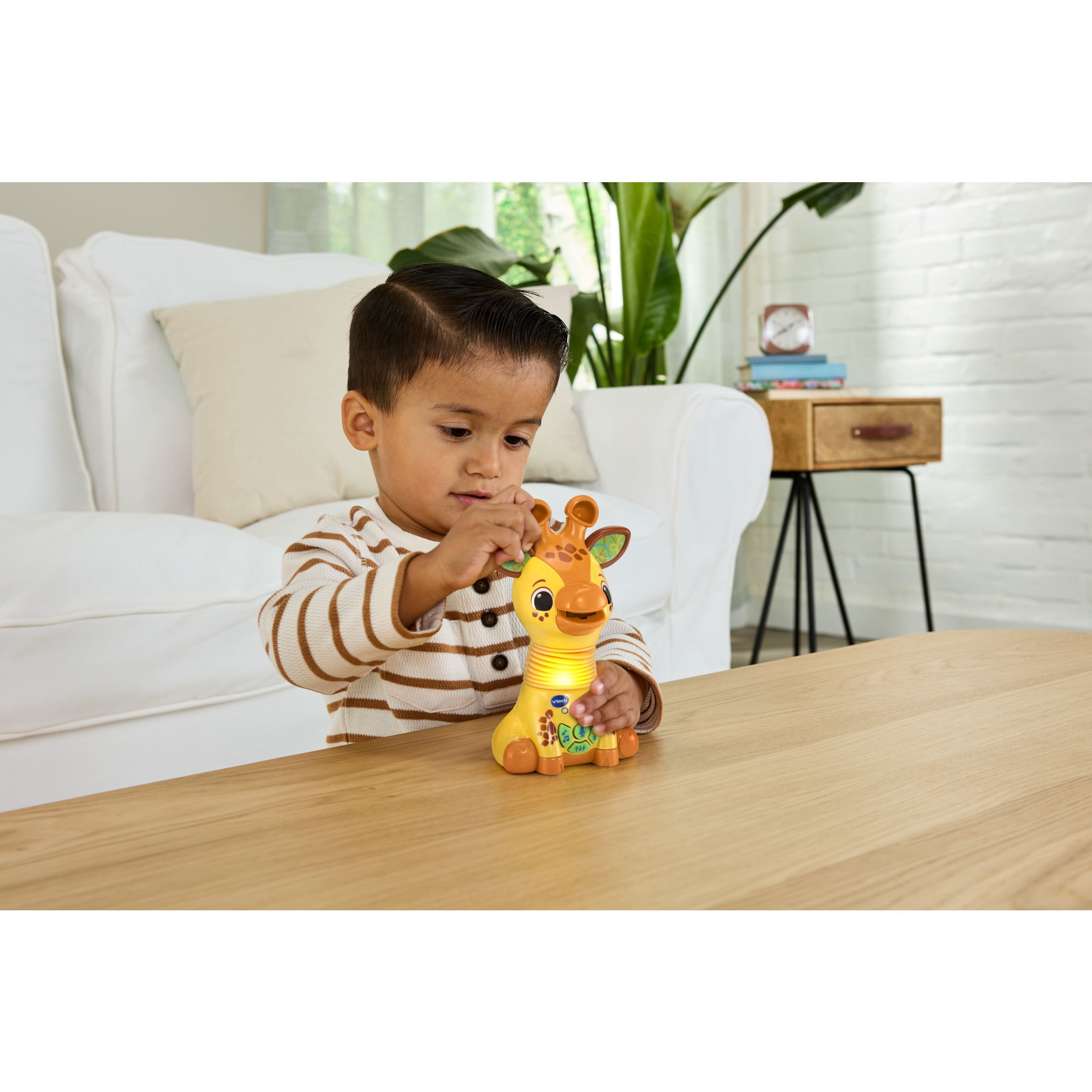 VTech Stretch & Play Numbers Giraffe Interactive Electronic Pet Toy for Toddlers