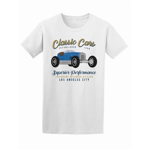 Classic Cars Superior Blue 1958 T-Shirt Men -Image by Shutterstock, Male Small