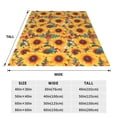 thumbnail image 3 of Pofeuu Colorful Bohemian Sunflower Print Ultra-Soft Micro Fleece Blanket,for Bed Or Sofa,All Season Throw Blankets Flannel Blanket-40"x30", 3 of 7