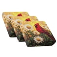 thumbnail image 5 of Xoenoiee Cardinal Daisy Pattern High Stretch Individual Seat Cushion Covers 3 Pack Thick Jacquard Sofa Slipcovers for 3 Couch Cushion Washable Couch Cover for Living Room Outdoor Patio, 5 of 7