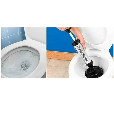 Drain Buster Plunger Cleaner Toilet Sink Pump Tool Hand Power Fix Unclog New