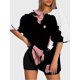 thumbnail image 3 of T-shirt short sleeve round neck summer casual loose P781, 3 of 5