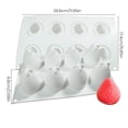 thumbnail image 6 of Shoreew Silicone Dessert Mold 6-Cavity Raspberry Pattern Chocolate Mousse Cake Mold Flexible Baking Mold for Candy Jelly Ice Cube Mold, 6 of 7