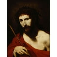 thumbnail image 2 of Jusepe de Ribera 12x14 Black Ornate Wood Framed Double Matted Museum Art Print Titled: Here Man (1644), 2 of 5